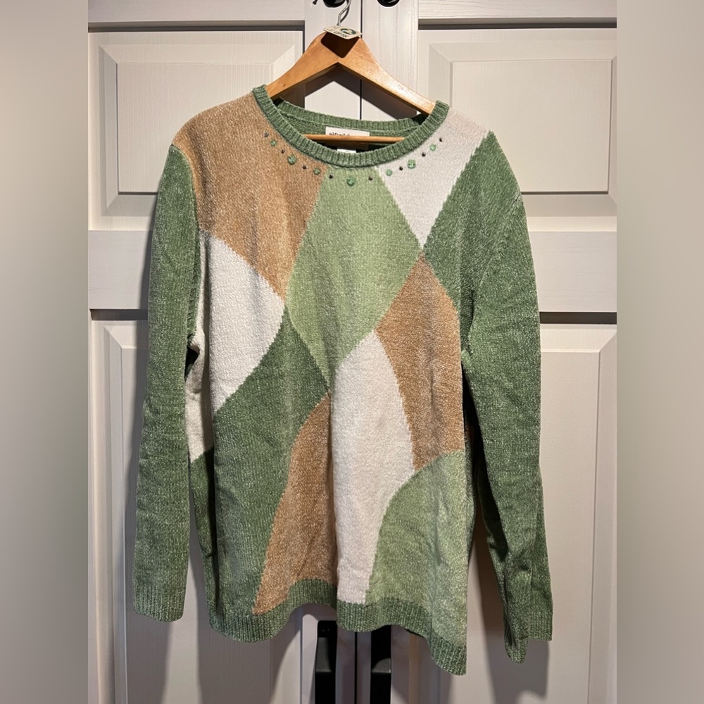 Alfred Dunnar Green Sweater